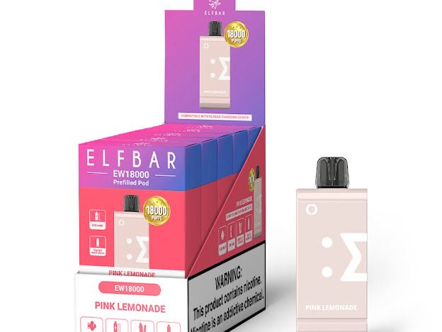 ELFBAR EW18 000 REPLACEMENT POD 5% – PINK LEMONADE