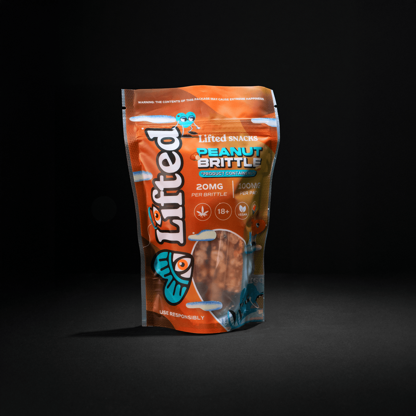 Peanut Brittle 5pcs 100 mg