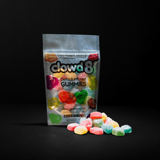 Clowd 8 Delta 8 Infused Gummies 660mg