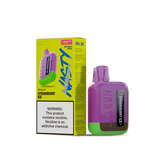 NASTY DX1.2K 1200 PUFF 5% – STRAWBERRY ICE