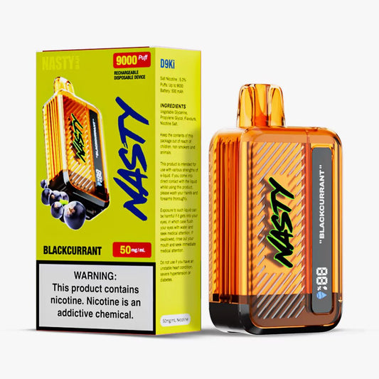 NASTY D9Ki 9000 PUFF 5% – BLACKCURRANT
