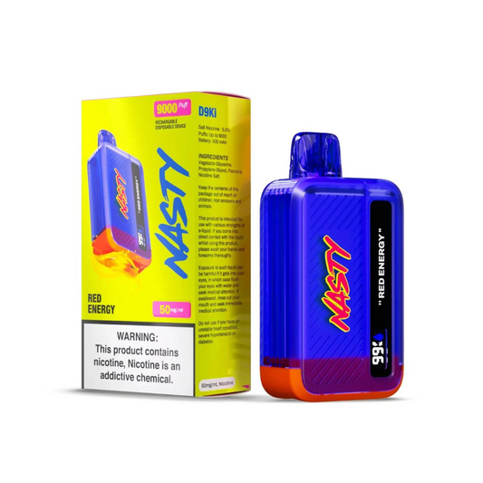 NASTY D9Ki 9000 PUFF 5% – RED ENERGY