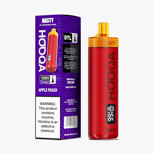 NASTY HOOQA DFR10Ki (DTL) 3MG – APPLE PEACH
