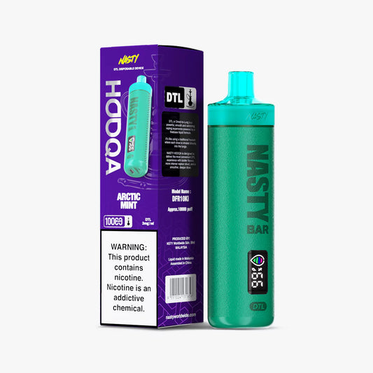 NASTY HOOQA DFR10Ki (DTL) 3MG – ARCTIC MINT