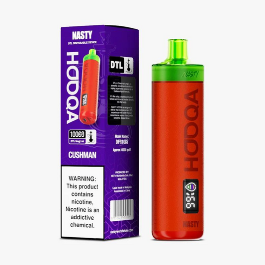 NASTY HOOQA DFR10Ki (DTL) 3MG – CUSH MAN