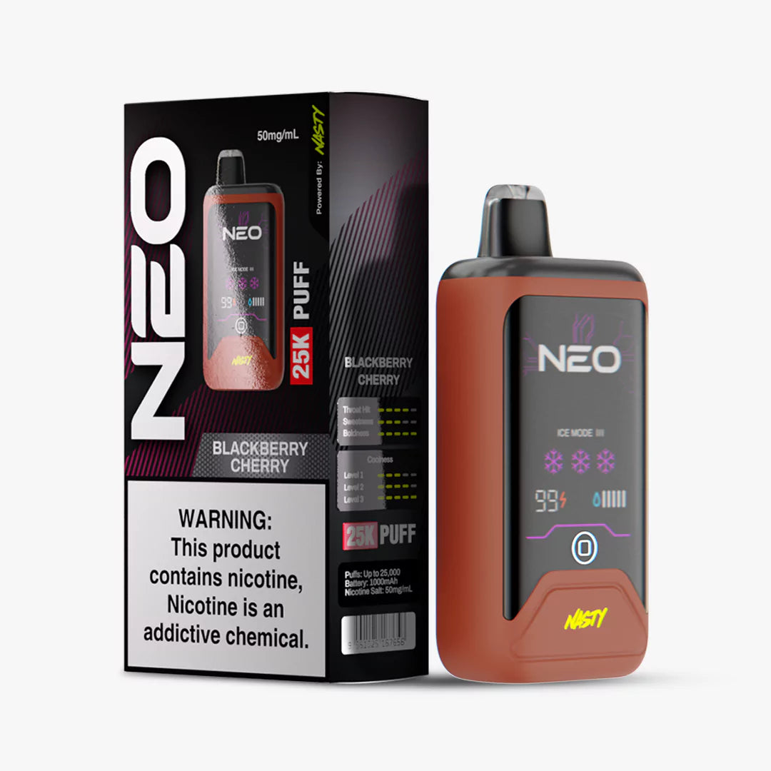 NASTY NEO 25 000 PUFF 5% – BLACKBERRY CHERRY