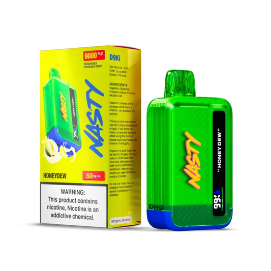 NASTY D9Ki 9000 PUFF 5% – HONEYDEW