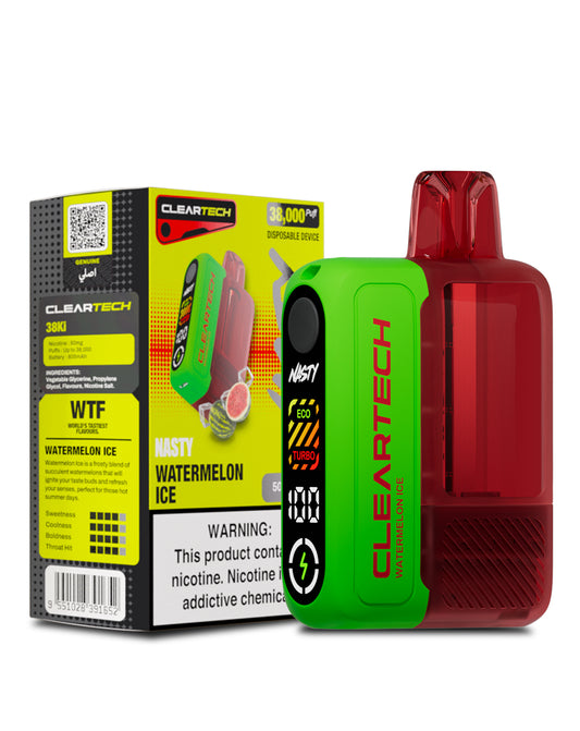 NASTY CLEARTECH 38 000 PUFF 5% – WATERMELON ICE